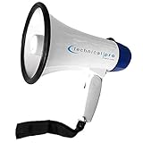 Technical Pro Megaphone MPH15 Speaker PA with Up to 800 Yard Range for Use at Sports Events Camps...