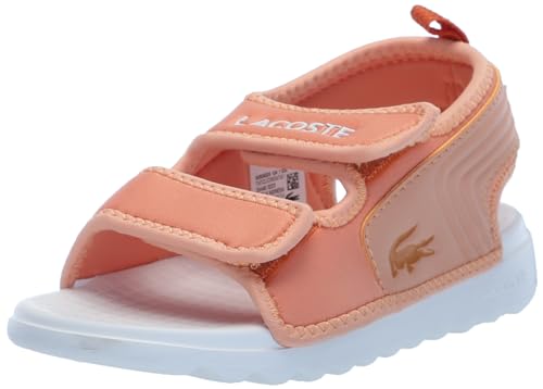 Lacoste Crib Surukids Sandal, Org/Wht, 1