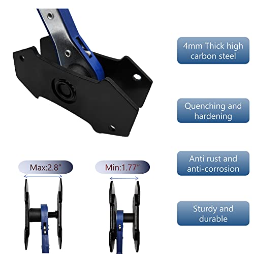 Lajiaoz Blue Brake Caliper Press Tool - Universal Automotive Ratcheting Brake Caliper Compress Piston Spreader Tools And 360 Degree Swing Ratchet Hand Tool For Car Repair And Replace （Blue） #TOP2