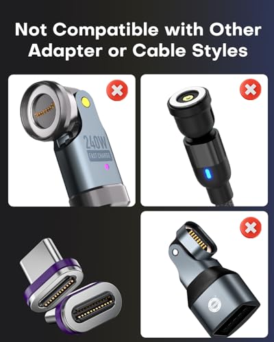 Adaptateur USB magnetique 24 broches charge rapide et transfert OTG fluide micro Android - 3