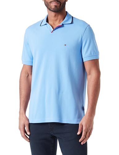 Tommy Hilfiger Herren Poloshirt Kurzarm Regular Fit, Blau (Blue Spell), XS – Ansicht 1