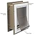 PetSafe Wall Entry Aluminum Pet Door with Telescoping Tunnel, Pet Door for Dogs and Cats, Medium, for Pets Up to 40 Lb.