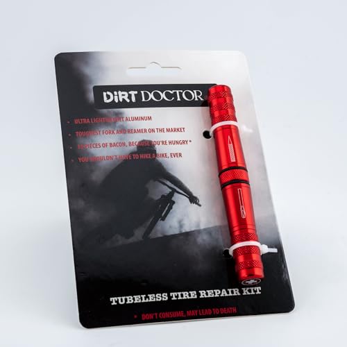 Dirt Doctor Tubeless Tire Repair Kit (Red)