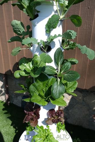 GX Hydroponic Tower | Vertical Planter Tower | Hydroponics Growing System Kit | Food Grade with 24 Net Pots (Without Lights) - Image 2