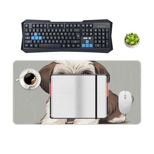 Protector de escritorio Shih Tzu grande con base antideslizante miniatura 4