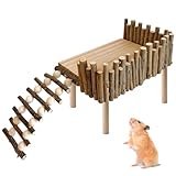 Barrière de sécurité : La Plate Forme Pour Hamster assure la sécurité de votre animal. Plate Forme Pour Hamster peut servir d'espace de repos, de jeu et d'agrandissement de l'espace vital.