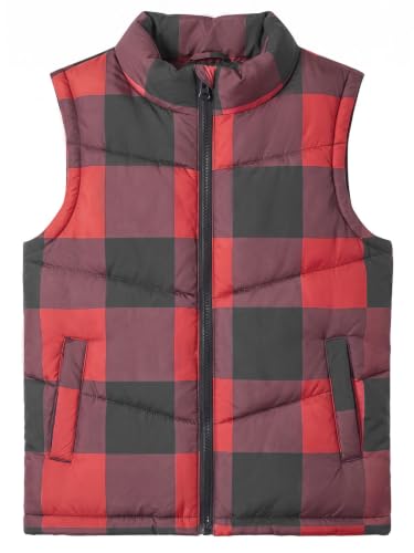Image of Meikulo Boys Puffer Vest Zip Up Quilted Gilet Sleeveless Jackets