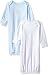 Little Me Baby Newborn 2 Pack Gown, Puppy, 0-3M