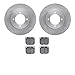 Dynamic Friction Company Front Brake Rotors with 5000 Advanced Brake Pads 6502-67133