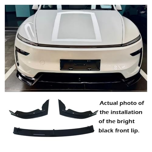 Kit de parachoques delantero para Tesla Model Y Juniper 2025: Alerón de labio 2