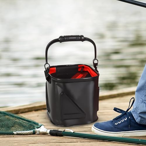 Cubo de cebo para solucionar la falta de espacio en pesca de orilla 3