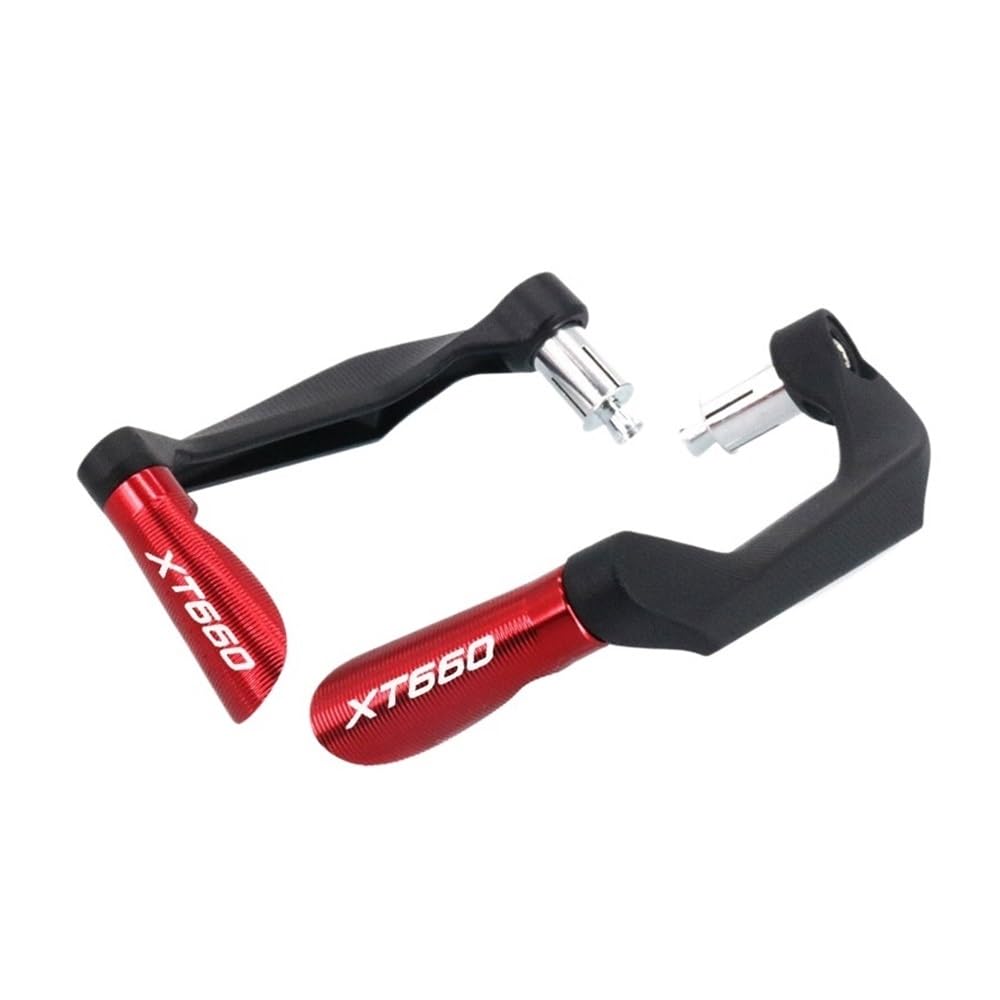 Beqlxta Red Brake Lever Guard Motorcycle Handlebar Grips Guard Brake Clutch Levers Guard Protector For Xt660/X/R/Z Xt660x Xt660r Xt660z Xt 660(Red)