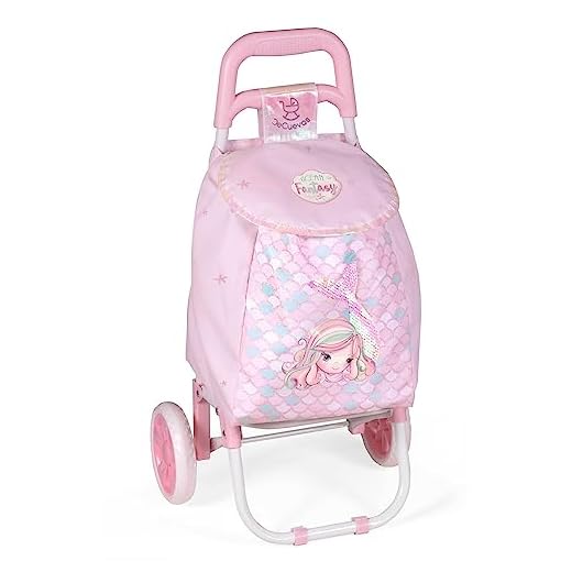 DE CUEVAS TOYS- CARRO DE COMPRA OCEAN FANTASY 36X30X66 CM, Multicolor (1)