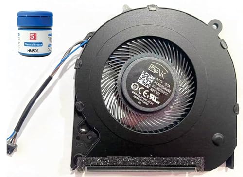Image of High- quality Replacement Internal CPU Cooling Fan for HP 240 G7 245 G7 246 G7 14-CF 14CK 14-CM 14-DK 14DK 14-MA 14MA Laptop. Comes With Complimentary MH501 (Cooling paste)
