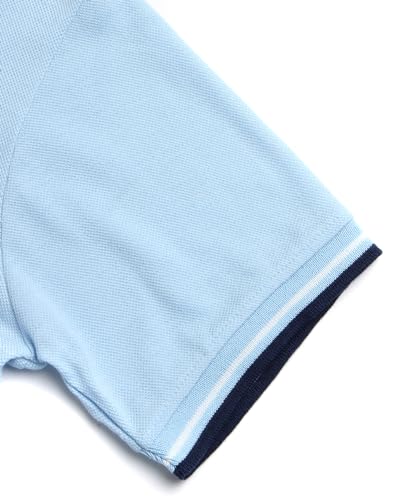 Ben Sherman Boys Polo Shirt - Classic Fit Comfort Stretch Short Sleeve Pique Golf Polo Shirts for Boys (Sizes: 8-18)3
