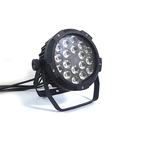 Boulder LED Flat Par Waterproof IP65 Outdoor 18x18w RGBWA 6in1 Wash Stage light DMX512 for TV studio, theater, auditorium, stage, T-stage, concerts â€¦ (18X18W 6in1)