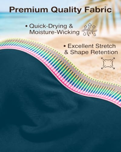 Image of Daci Women Strapless Tankini Tummy Control 2 Piece Bandeau Swimsuit