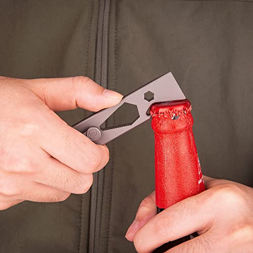 Olight Opry Multi-Functional Edc Ti Pry Bar Set, Bottle Opener, Nail Puller With Hex Wrench, Screw And Pocket Clip #TOP2