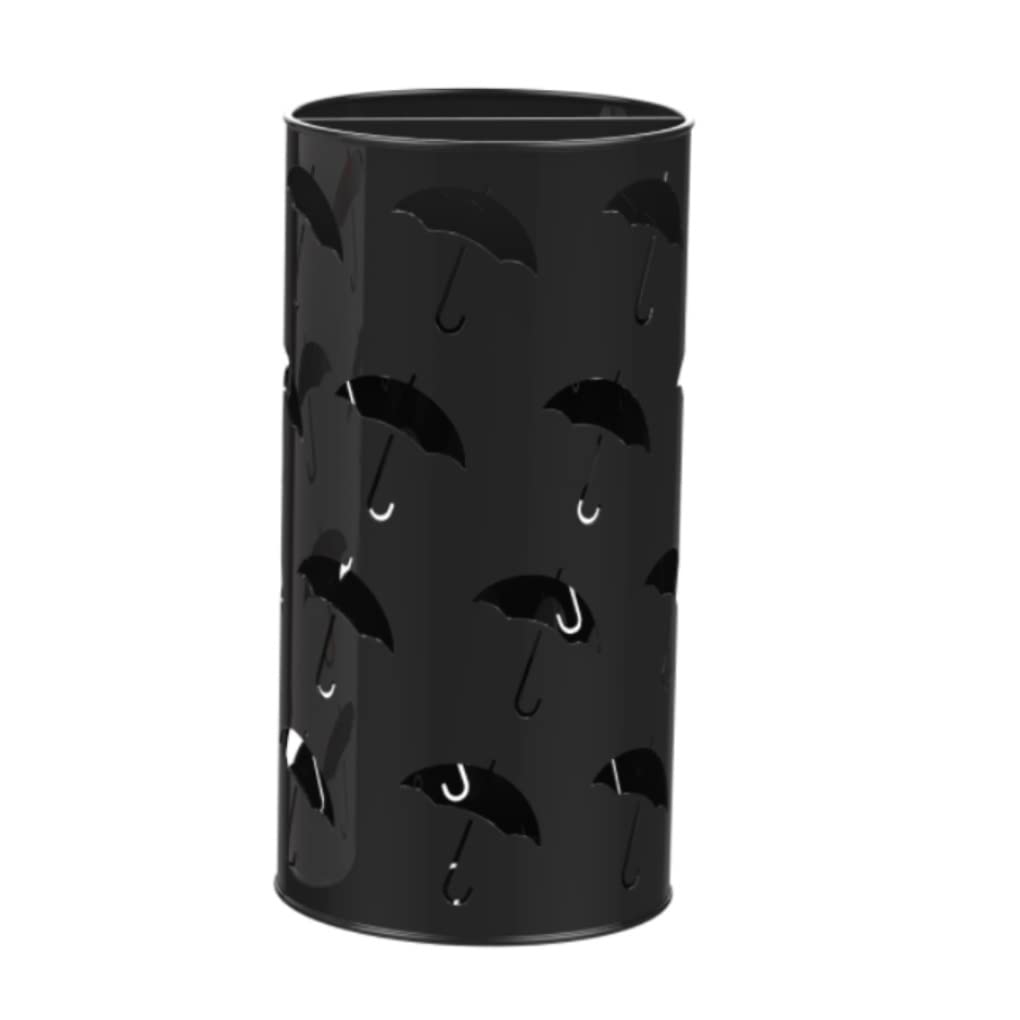XDLEDMKIZ Classic umbrella, umbrella stand, wrought iron umbrella stand, creative umbrella pattern umbrella stand, with non-slip mat, umbrella bucket, umbrella holder stand
