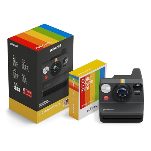Polaroid Now 3rd Generation I-Type Instant Camera + Film Bundle