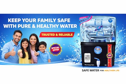 Image of Rk Aqua Plus Zeta Pro+ Ultra Alkaline+++(RO+UV+UF+COPPER+ZINC+CALCIUM+TDS ADJUSTER) Best For Home /Office Purpose | 15LPH | 12litrs 1 Year Warranty