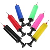 Mikinona 6 Stück Teiliges Mini-handluftpumpen Ballons und Bälle Tragbarer Manueller Ballon Basketball-inflator Kompatibel mit Partydeko und Sportzubehör Leicht und Vielseitig Einsetzbar
