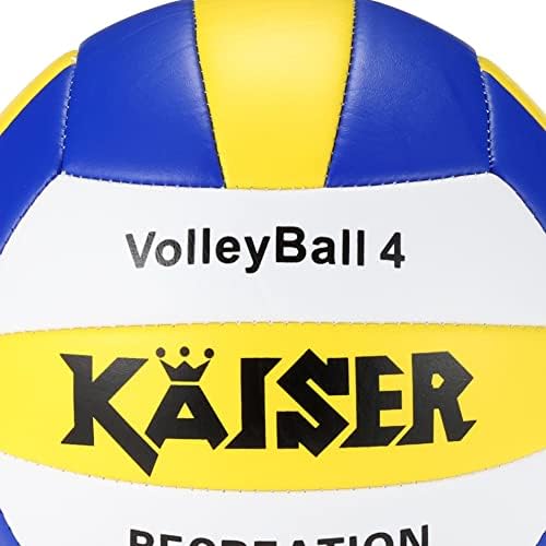 新着 小中学生 ママさんバレー用の練習ボール カイザー Pvcバレーボール4号球