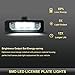 License Plate Light, Gempro 2Pcs LED License Plate Tag Lamp Assembly For Ford Mustang Focus Fusion Flex Taurus Lincoln Mercury Lincoln