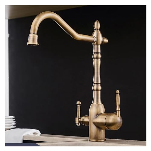 Purificador de agua para grifo de cocina de latón duradero