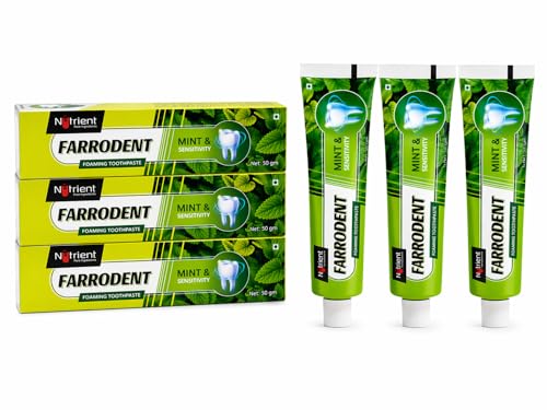 Image of Toothpaste 150g - Pack of 3 | Teeth Whitening paste | Stain Removal Tooth Paste with Mint Flavour | Advanced Health Anti-Germ Toothpaste | Whitens Yellow Teeth | Enamel-Safe for Daily