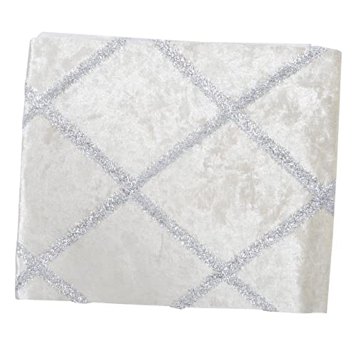 Alipis Chemin De Table Européen Avec Pompons Et Strass Élégant Pour Décorer La Table à Manger