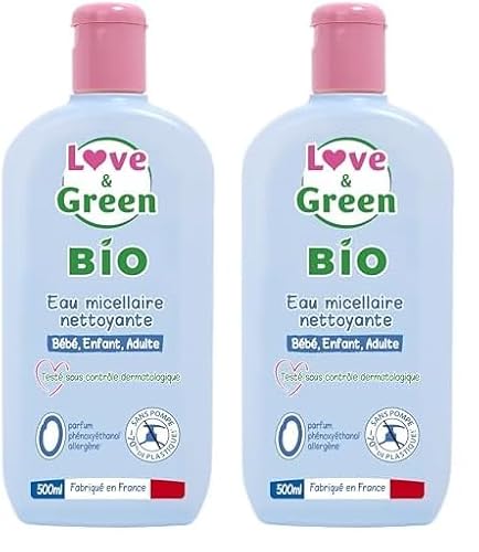 Love & Eau Micellaire Nettoyante Bio 0% 500 ml Fabriqué en France Le packaging peut varier - vue 8
