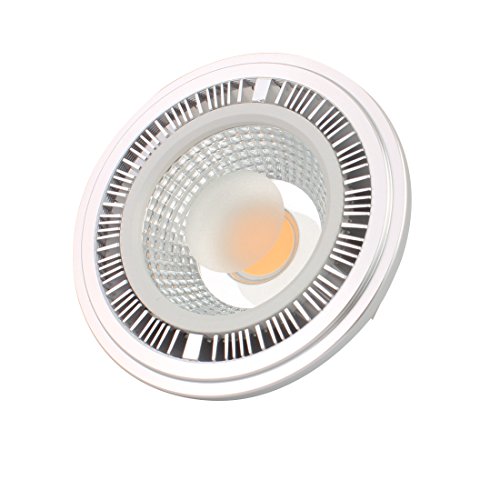 Aexit CC 12V 7W 3000K G53 Encastré Base Lampe de Plafond Ampoule LED Spotlight AR111 GR405148P489212N