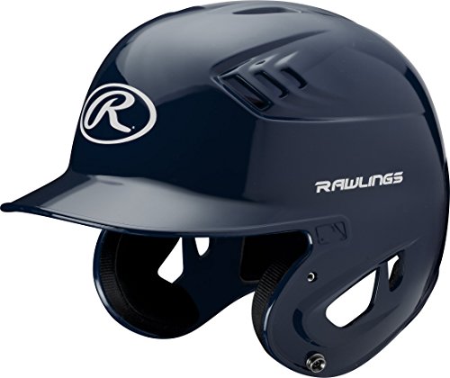 Casque de batteur Rawlings bleu marine taille M pour baseball senior