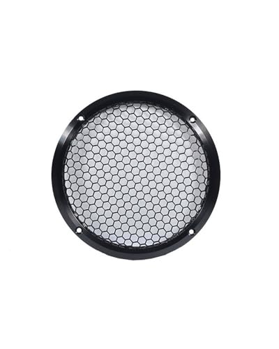 Anello Protettivo Decorativo Copertura In Rete Di Alluminio Per Altoparlanti Auto Da 1.5-6 Pollici Per Modifica Del Montante A Accessori Audio3 pollici nero aluminum