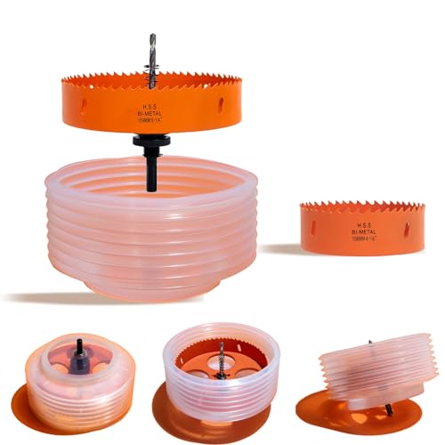 6-1/4 & 4-1/4 Inch Hole Saw for Recessed Lights