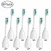 Replacement Toothbrush Heads for Philips Sonicare E-Series fits Essence,Advance,CleanCare, Elite and Xtreme with Cap, 8 Pack