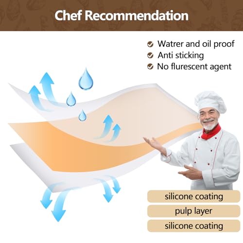 Image of UBeesize Air Fryer Paper Liners Disposable For Ninja, 150 PCS Non Stick Parchment Paper For Ninja DZ201 /DZ401 Dual, Oil Proof, Water Proof Food Grade Air Fryer Accessoriess(Rectangle - 8.5 inchX5.5 inch)