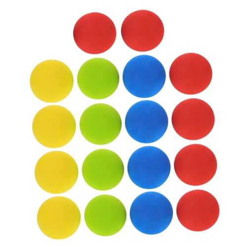 HYTROVE 18pcs 入り室内用ゴルフ練習ボール 軽量素材のソフトトレーニングボール 屋内外対応 と家族向けの屋内ゴルフ練習用アクセサリー