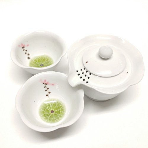 Korean Porcelain Hand-Made Lotus Flower Gift Boxed #TOP4