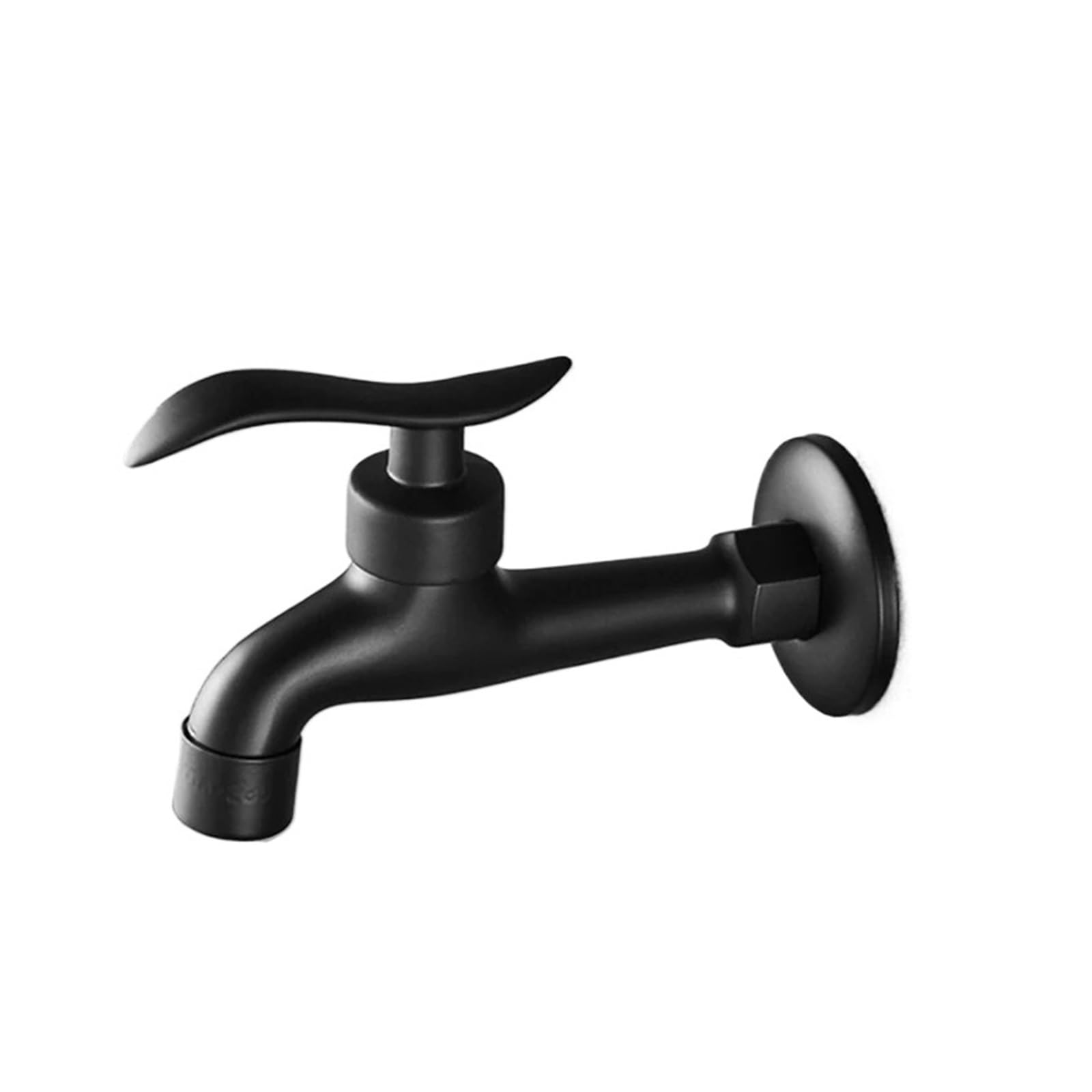 Grifo de lavadora largo en latón antiguo para patios jardines y zonas de lavado