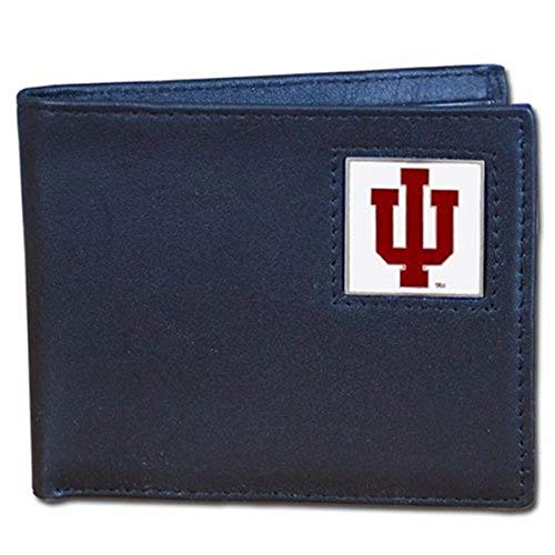 Portefeuille cuir Indiana Hoosiers portefeuille bifold NCAA homme marron