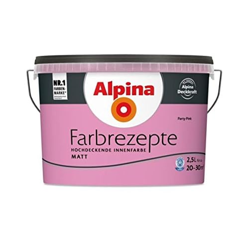 Alpina Farbrezepte Innenfarbe Party Pink 2,5 L