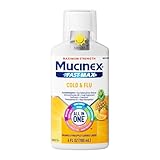 Mucinex Fast-Max Maximum Strength All-in-One Cold & Flu, Orange & Pineapple 6 oz