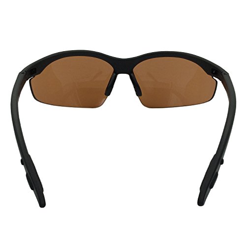 2 Pairs Bifocal Safety Driving Sunglasses With Reading Corner - Rubber Grip Arms (Diopter +2.50) #TOP3