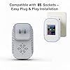 WiFi Carbon Monoxide & Natural Gas Detector Plug-in, 2-in-1 Gas and Carbon Monoxide Detector, Smart CO Detector Plug in & Combustible Gas Leak Detector for Home, RV, Kitchen – Supports 2.4 GHz WiFi