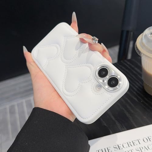 Lnobern �X�}�z �P�[�X �ؗ� �Ή� iPhone 16 Pro �P�[�X �V���v�� ���� �n�[�g�� ����� �A�C�t�H�� ������� �ϏՌ� �J�����ی� �w�� �J�o�[ (��, For iP16 Pro)