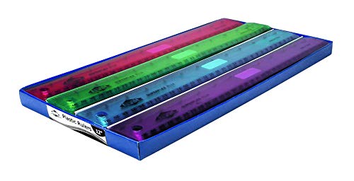 Règle en plastique Superflex Alvin FL14D de 12 pouces pour dessin