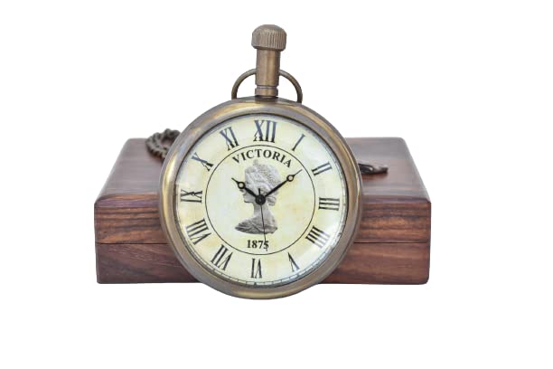 Brass Antique Pocket Watch Marine Nautical Style Working Pocket Watch Handmade Free Send Timer Key Chain (B0BZ4Y8K7M) Amazon Price History, Amazon Price Tracker