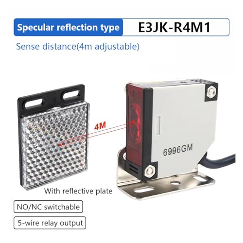 Capteur photoélectrique E3JK-DS30M1 12V 24V pour détection diffuse